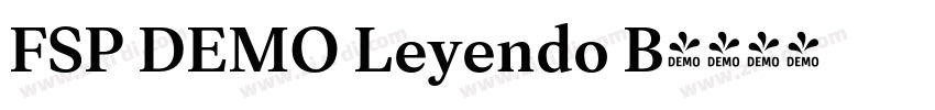 FSP DEMO Leyendo B字体转换 FSP DEMO Leyendo B字体转换